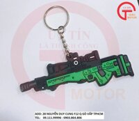 MÓC KHÓA HÌNH CÂY SÚNG SILICON SẮC SẢO MẪU 1