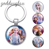 Móc Khóa Hình Công Chúa Elsa Anna Disney Dễ Thương