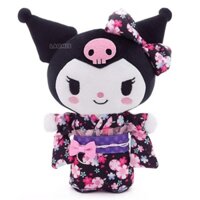 Móc Khóa Hình Hello Kitty Kuromi My Melody Mặc Kimono Nhồi Bông Dễ Thương
