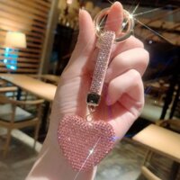 Móc Khóa Hình Trái Tim Đính Đá Mia shop