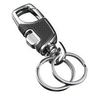 Móc Khoá INOX Xe Máy Nam Ô Tô Omuda Thái Lan Cao Cấp Chốt Gài Thắt Lưng Tiện Lợi K3718 - Đen
