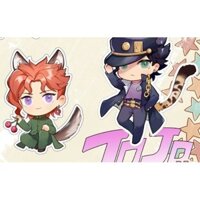 Móc khóa Jotaro & Kakyoin JoJo's Bizarre Adventure [Có sẵn]