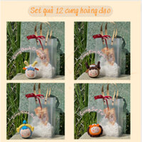 Móc Khóa Len Handmade LYLYCRAFT 12 Cung Hoàng Đạo, Set Quà Valentine Tặng Bạn Gái, Người Yêu