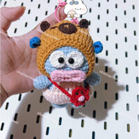 Móc Khoá Len Hangyodon x Capypara , móc khoá xinh xắn