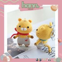 Móc khoá len móc thú chibi nhồi bông amigurumi đáng yêu quà tặng handmade HanCrochet