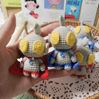 móc khoá len siêu nhân điện quang ultraman | sản phẩm thủ công |