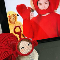 móc khoá len woozi seventeen cosplay teletubbies | sản phẩm thủ công |