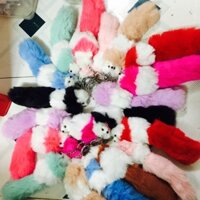 Móc khoa lông chồn đủ màu sỉ