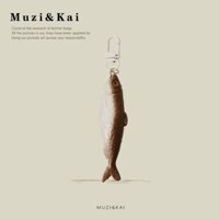 Móc khóa mặt dây chuyền cá muối Muzikai