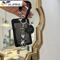 Móc khóa mặt dây chuyền hình trái tim được mở khóa bằng màu đen oxy để trang trí xe Tesla