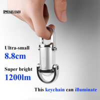 Móc Khóa Mặt Dây Chuyền Mini Led Móc Khóa Đèn Pin Sáng Sạc Led Làm Việc Móc Khóa Di Động Nhỏ Gọn Đèn Pin Mặt Dây Chuyền Cho Móc Khóa Lumens Cao Cho Người Mua Đông Nam