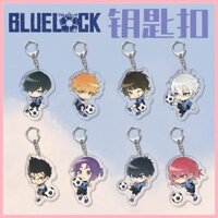 Móc khóa Mặt dây chuyền Quà tặng KHÓA XANH Isagi Yoichi Bachira Meguru Kunigami Rensuke Chigiri Hyoma Anime Hàng hóa Nhà tù XANH KHÓA XANH Ong Lok Home God Chain Mind Acrylic Trang trí máy tính để bàn Móc khóa