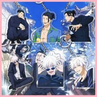 Móc khóa Mặt dây chuyền Quà tặng Jujutsu Kaisen Gojo Satoru  Spell Fighting  Móc khóa Acrylic Gojo Gojo Satoru Nhân vật Anime Schoolbag Mặt dây chuyền ngoại vi Geto Suguru Fushiguro Megumi Itadori Yuji
