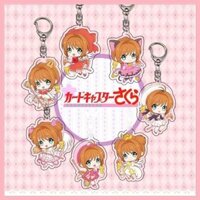 Móc Khóa Mặt Dây Chuyền Cardcaptor Sakura Kinomoto Sakura Ri Syaoran Tsukishiro Yukito Touya Kinomoto MUMU Sản Phẩm Tốt Thẻ Ma Thuật Cô Gái Sakura Móc Khóa Dễ Thương Sakura Acrylic Móc Khóa Túi Mặt Dây Chuyền Anime Hàng Hóa
