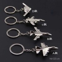 Móc khóa máy bay hàng không dân dụng mô hình máy bay HNA mô phỏng máy bay chiến đấu mặt dây chuyền quà tặng nhỏ sự kiện