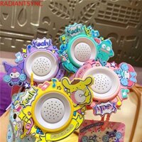 Móc khóa mèo Kitty RADIANTSYNC, Loa vui nhộn Cinnamoroll Purin Mặt dây chuyền âm nhạc cho chó, Hangyodon KT Cat My Melody Kuromi Trang trí hoạt hình Loa nhỏ Móc khóa Lady Girl