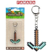 Móc Khóa Minecraft Bằng Kim Loại Mẫu 3 - Mojang Studios PIX/MC6010