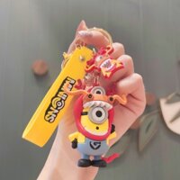 Móc khóa minion 12 con giáp nhiều kiểu dáng đáng yêu chất liệu PVC dùng làm quà tặng, móc treo balo, túi xách-Ráp