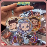 Móc khóa MISUPS Nezha 2, Acrylic Nezha 2: Mặt dây chuyền búp bê Nezha nổi loạn trên biển cho trẻ em, Phụ kiện túi trang trí túi đi học Nezha di động hoạt hình dễ thương