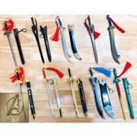 Móc khoá mô hình kiêm Phong Vân 22cm kim loại cực đẹp