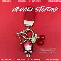 Móc Khoá , Móc Điện Thoại Skull Panda Popbean Chính hãng PM