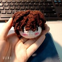 Móc khoá mochi Dazai bằng len 💊🩹 - Len Nhà Shen