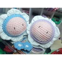 Móc khóa Mochi len [Handmade]