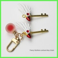 Móc Khóa Mới Mặt Dây Chuyền Cardcaptor Sakura Kinomoto Sakura Ri Syaoran Tsukishiro Yukito Touya Kinomoto Thẻ Ma Thuật Cô Gái Sakura Sáng Tạo Cây Đũa Phép Móc Khóa Dễ Thương Mặt Dây Chuyền Chìa Khóa Đa Dạng Sakura Móc Khóa Anime Mặt Dây Chuyền