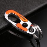 Móc Khóa Mới Thép Không Gỉ Khóa Ngoài Trời Carabiner Leo Núi Dụng Cụ Đôi Vòng Móc Khóa Xe Hơi Bền
