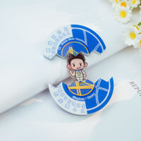 Móc khóa ngôi sao Chibi, móc khóa ba lô ngôi sao hoạt hình dễ thương Curry Irving Durant James, phong cách Ins [yfs]