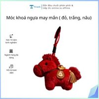 Móc khoá ngựa phò mã may mắn ( đỏ, trắng, nâu) ( Kiện 200 con)