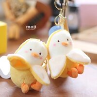 Móc khóa nhồi bông Funny banana duck