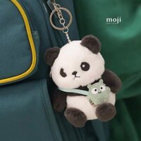 Móc khóa nhồi bông Gấu trúc Panda bear đeo túi