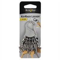 Móc khóa - Nite Ize KLK-11-R3 - KeyRack s-biner Bạc (thép không gỉ)