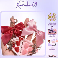 MÓC KHOÁ NƯỚC HOA SÁP BST MỚI FLOWER KNOWS STRAWBERRY CUPID