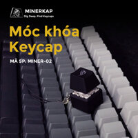 Móc Khóa nút bàn phím cơ LED RGB - móc khóa keyap - móc khóa đèn LED