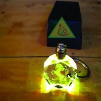 Móc khóa pha lê phát sáng khắc Hình Con Ngựa 3DQuà tặng