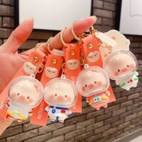 Móc khoá Phi hành gia heo, Móc treo chìa khoá heo dễ thương, cute - EGG KINGDOM