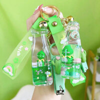 Móc khóa rồng xanh nhỏ nổi bằng acrylic sáng tạo, tinh tế và dễ thương, phụ kiện túi máy ảnh mùa xuân, quà tặng nhỏ