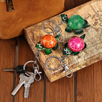 Móc khóa sáng tạo thủ công Móc khóa rùa dễ thương Hình con rùa Nhẫn chìa khóa