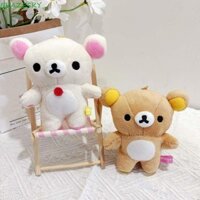 Móc khóa sang trọng BLAZESKY Rilakkuma, Móc khóa linh vật Pandent nhỏ Korilakkuma, Ba lô Túi động vật nhồi bông quyến rũ Gấu Kawaii Pandent sang trọng cho trẻ em