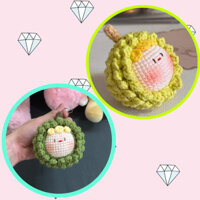 Móc khóa sầu riêng Handmade bằng len siêu xinh, móc khóa dễ thương