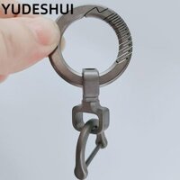 Móc khóa siêu nhẹ YudhUI Titanium, Móc khóa EDC di động đa năng, 360 chất lượng cao° Khóa tháo gỡ nhanh Mini có thể xoay được Dụng cụ ngoài trời