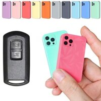 Móc khóa Smartkey hình điện thoại mini, 2 nút nhỏ