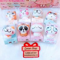Móc Khóa Squishy Mèo Chibi (6cm) - 1 Cái