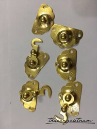 Móc khóa then cửa bông vàng