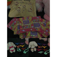 MÓC KHOÁ THỎ 7 MÀU ĐÍT BỰ KÈM BIKINI XINH YÊU 🎀 Tặng 1 túi ạ