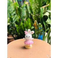Móc khoá thỏ dễ thương handmade