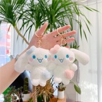 Móc khóa thú bông thỏ đi học The Toylab size lớn 11cm nhiều màu cute trang trí ví balo túi xách