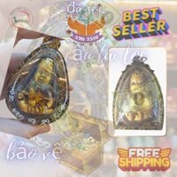 Móc khóa thủ công khung nhựa đen Cute baby